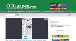 Desktop Screenshot of ccheadliner.com